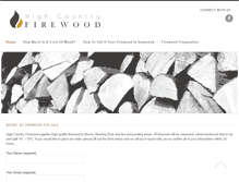 Tablet Screenshot of highcountryfirewood.com